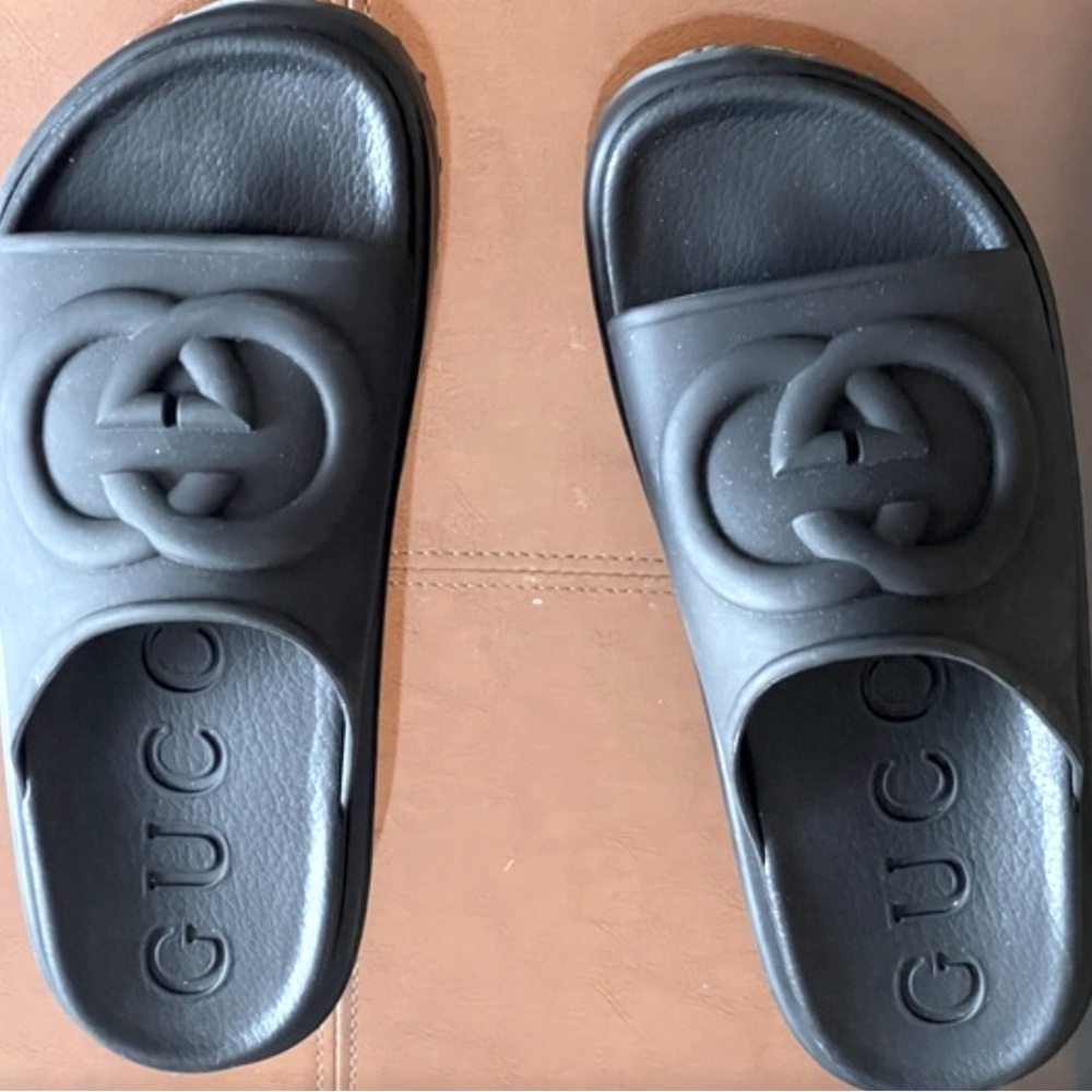 Gucci Slides with interlocking G’s